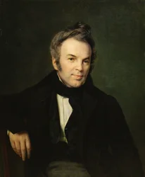 Porträtt av Ivan Lazhechnikov, 1834